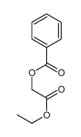 (2-ethoxy-2-oxoethyl) benzoate结构式
