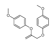 1-methoxy-4-[2-(4-methoxyphenoxy)prop-2-enoxy]benzene结构式