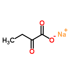 Sodium 2-oxobutanoate Structure