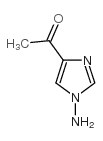 1-(1-氨基-1H-咪唑-4-基)乙酮结构式
