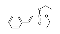 2-diethoxyphosphorylethenylbenzene结构式
