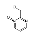 (9CI)-2-(氯甲基)-嘧啶 1-氧化物结构式