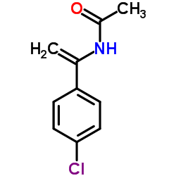N-[1-(4-Chlorophenyl)vinyl]acetamide结构式