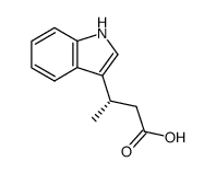 1H-Indole-3-propanoicacid,-bta--methyl-,(-bta-S)-(9CI)结构式