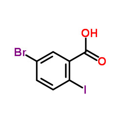 5-溴-2-碘苯甲酸结构式