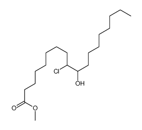 methyl 9-chloro-10-hydroxyoctadecanoate结构式