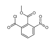 2-(氯羰基)-6-硝基苯甲酸甲酯结构式