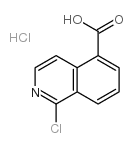 1-氯异喹啉-5-羧酸盐酸盐结构式