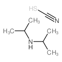 N-propan-2-ylpropan-2-amine; thiocyanic acid结构式