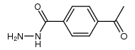 4-acetylbenzoic acid hydrazide结构式
