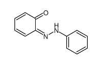 (6Z)-6-(phenylhydrazinylidene)cyclohexa-2,4-dien-1-one Structure
