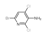 3-氨基-6-溴-2,4-二氯吡啶结构式