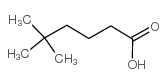5,5-dimethylhexanoic acid Structure