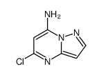 5-氯吡唑并[1,5-a]嘧啶-7-胺结构式