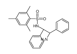 N-[(1R,2R)-2-氨基-1,2-二苯基乙基]-2,4,6-三甲基苯亚磺酰胺结构式