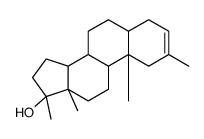 2,17-Dimethyl-5α-androst-2-en-17β-ol结构式