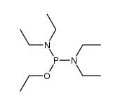 tetraethyldiamidophosphorous acid ethyl ester Structure