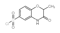 2-甲基-3-氧代-3,4-二氢-2H-苯并[1,4]噁嗪-6-磺酰氯结构式