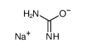 urea, monosodium salt Structure