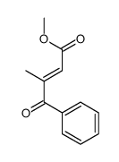 methyl 3-methyl-4-oxo-4-phenylbut-2-enoate结构式