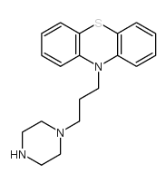 10-piperazinylpropylphenothiazine结构式