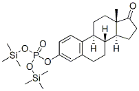 Estrone phosphoric acid bis(trimethylsilyl) ester结构式