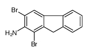 1,3-dibromo-9H-fluoren-2-amine Structure