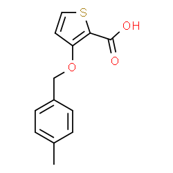 3-[(4-Methylbenzyl)oxy]-2-thiophenecarboxylic acid Structure