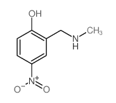 2-(methylaminomethyl)-4-nitro-phenol结构式