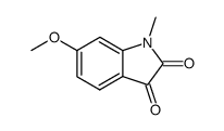 6-methoxy-1-methyl-1H-indole-2,3-dione Structure