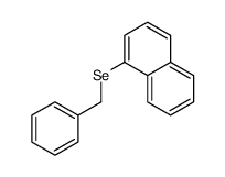 1-benzylselanylnaphthalene Structure