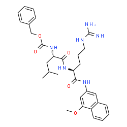 Z-Leu-Arg-4MβNA Structure