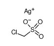 chloromethanesulfonic acid, silver salt Structure