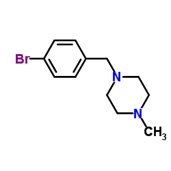 1-(4-Bromobenzyl)-4-methylpiperazine Structure