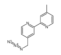 2-[4-(azidomethyl)pyridin-2-yl]-4-methylpyridine结构式
