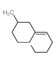 Cyclohexane,1-methyl-3-pentylidene- Structure