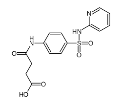 4-oxo-4-[[4-[(2-pyridylamino)sulphonyl]phenyl]amino]butyric acid结构式