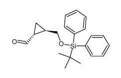 (1R,2R)-2-(tert-butyldiphenylsilyloxy)methyl-1-formylcyclopropane Structure