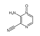 2-amino-3-cyanopyrazine-1-oxide Structure
