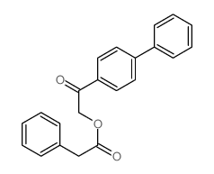 Benzeneacetic acid,2-[1,1'-biphenyl]-4-yl-2-oxoethyl ester结构式