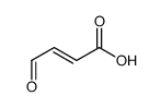 (2E)-4-Oxo-2-butenoic acid Structure