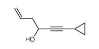1-cyclopropylhex-5-en-1-yn-3-ol Structure