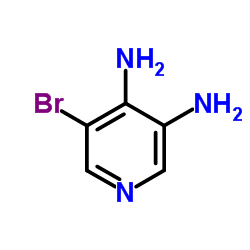 5-溴-3,4-二氨基吡啶结构式