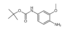 N-(tert-butoxycarbonyl)-3-methoxy-1,4-phenylenediamine Structure