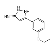 1H-Pyrazol-3-amine,5-(3-ethoxyphenyl)-(9CI) Structure