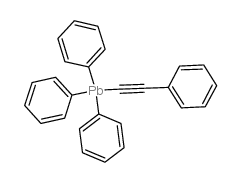 triphenyl(2-phenylethynyl)plumbane Structure