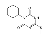 3-cyclohexyl-6-methylsulfanyl-1H-[1,3,5]triazine-2,4-dione Structure