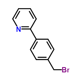 2-[4-(Bromomethyl)phenyl]pyridine Structure
