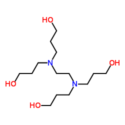 1-Propanol,3,3',3'',3'''-(1,2-ethanediyldinitrilo)tetrakis- Structure