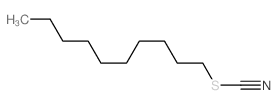 Decyl thiocyanate Structure